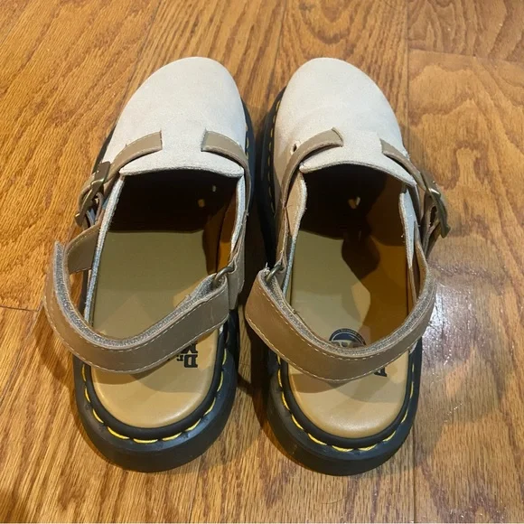 NWOT Dr. Martens Jorge II Suede & Leather Slingback Mule - Picture 4 of 8